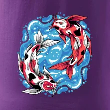 Yin & Yang Koi kapr - červený