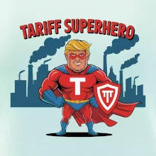 Tariff Superhero Trump