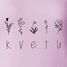 Kvetu - Nápis s květinami