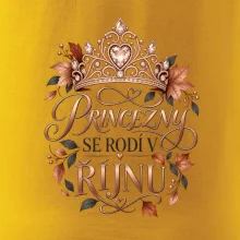 Princezny se rodí v říjnu - královská koruna