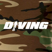 Diving nápis potápěč