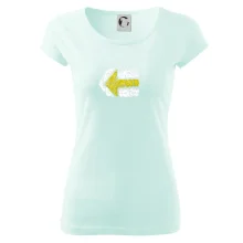 Párová turistická značka žlutá