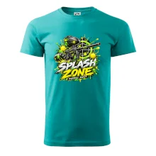 Neonový zásah splash zone paintball