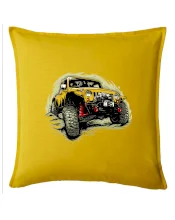 Žlutý offroad s navijákem