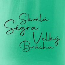 Velký brácha - nápis na zádech