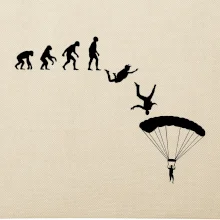 Evoluce parašutista seskok