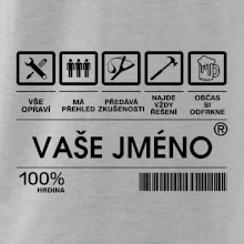Vaše jméno - čárový kód