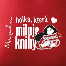 Černobílá holka, která miluje knihy - Vaše jméno
