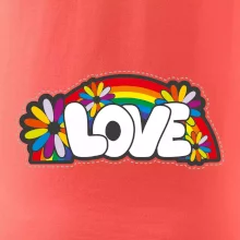 Love s duhou v pozadí