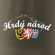 Hrdý národ - mapa a znaky