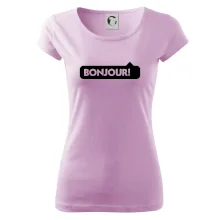 Nápis Bonjour Nápis Bonjour