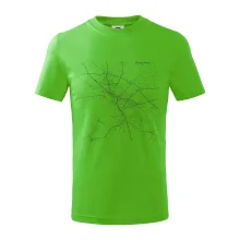 Černobílá mapa Znojmo