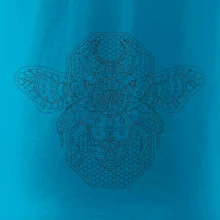 Steampunk včela černobílá