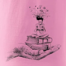 Čtenář - ruka kreslená