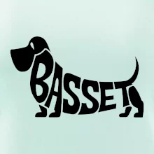 Basset nápis v těle