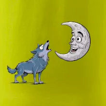 Parové triko - Vlk a měsíc