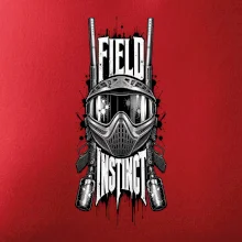 Černobílá maska field instinct paintball