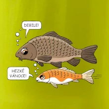 Hezké Vánoce Kapr a Koi kapr (Hana-creative)