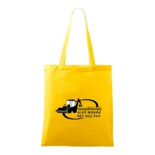 Bagrista v kruhu - vlastní nápis