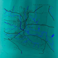 Dvůr Králové nad Labem mapa s vodními toky