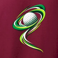 Golfový míček zelená dynamika