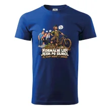 Normální lidi jezdí po silnici cyklistický humor