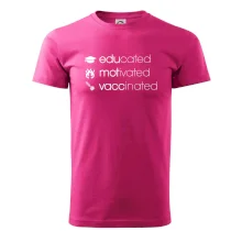 Educated motivated vaccinated Educated motivated vaccinated