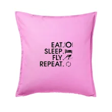 Eat sleep fly repeat - skoky na lyžích