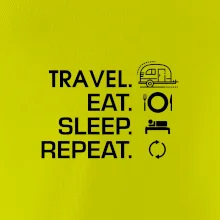 Eat sleep travel - Malý přívěs