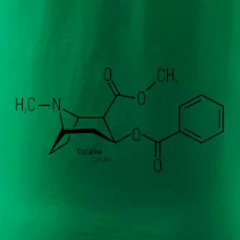 Molekulární struktura Cocaine Kokain