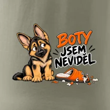 Boty jsem neviděl - štěně vlčáka