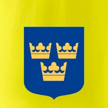 Švédský znak tři korunky velký