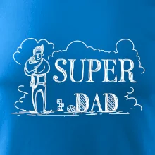 Kreslený nápis super dad
