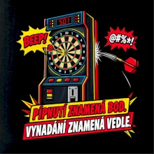 Pípnutí znamená bod. Vynadání znamená vedle