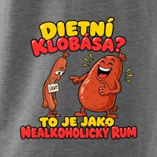 Dietní klobása jako nealkoholický rum