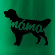 Zlatý retrívr máma obrys