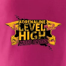 Motocross adrenaline level high