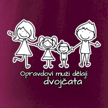 Opravdoví muži dělají dvojčata - holka kluk