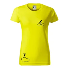 Mapa ČR + kolo na prsu