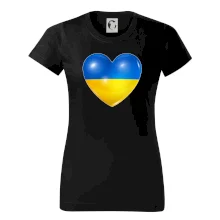 Ukrajina srdce vlajka