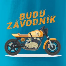 Budu závodník  žlutý cafe racer