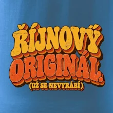 Říjnový originál už se nevyrábí retro nápis