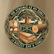 Od stromu až po dřevěnou židli