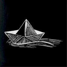 Letní romance - papírová loďka