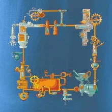 Steampunk barevná sestava