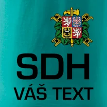 Sbor dobrovolných hasičů - znak bez nápisu + Nápis na zádech