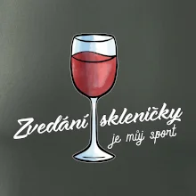 Zvedání skleničky je můj sport