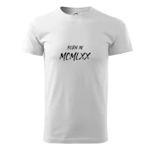 Born in - Římské číslo 1970