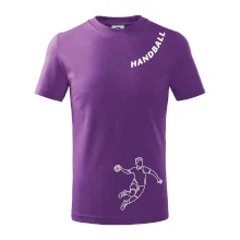 Handball nápis šikmo