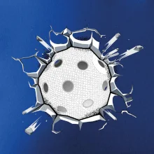 Florbal míč v triku Florbal míč v triku